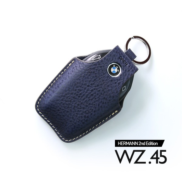 디에이치스타일 온라인 스토어 BMW 키케이스 가죽 스마트키 디스플레이 블루 WZ45 CK-C-137